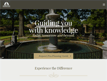 Tablet Screenshot of memorialparkfuneralandcemetery.com